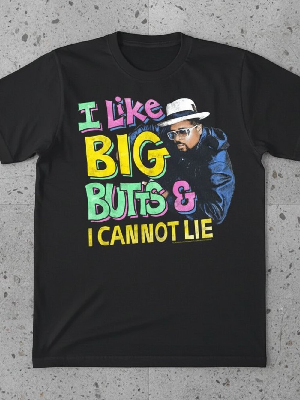 Funny Retro Rap Graphic Tee | “I Like Big Butts & I Cannot Lie” Shirt | Vintage